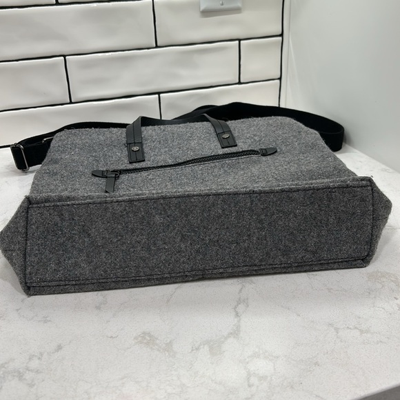 Sherpani Faith Ethos Collection Wool Satchel Slate Tote Bag - Picture 5 of 16